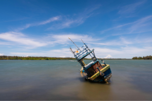A boat ride in Negombo Lagoon