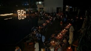 Candlelit dining experience at Dickwella Resort